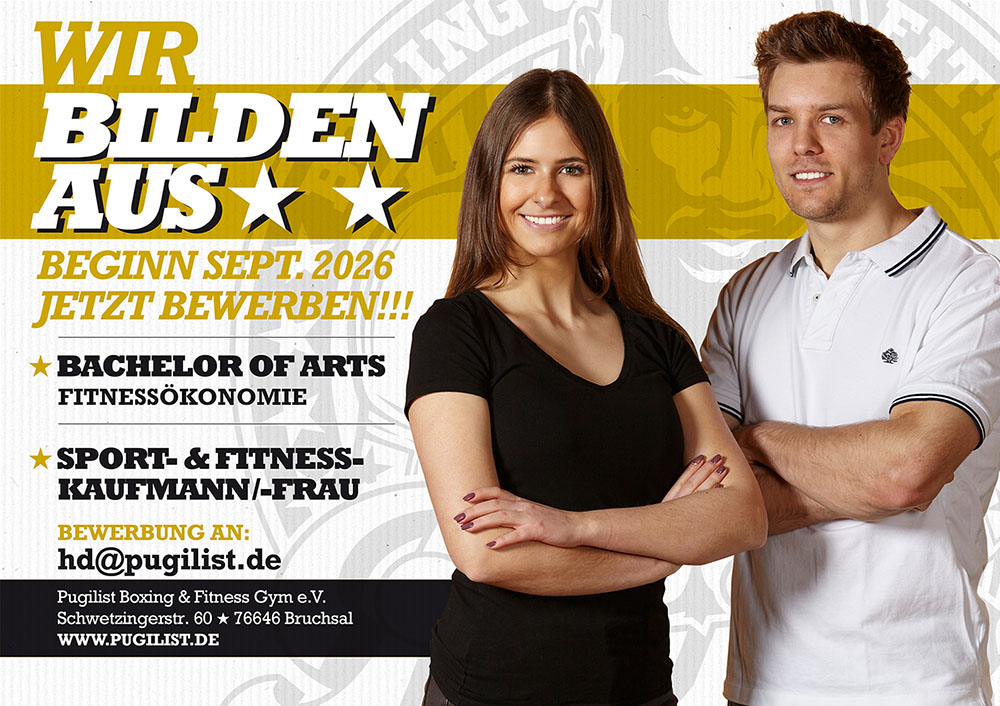 Pugilist bildet aus! September 2026 Pugilist bildet aus! September 2026